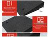 Rubber and Plastic Sloped Threshold Ramp Pad