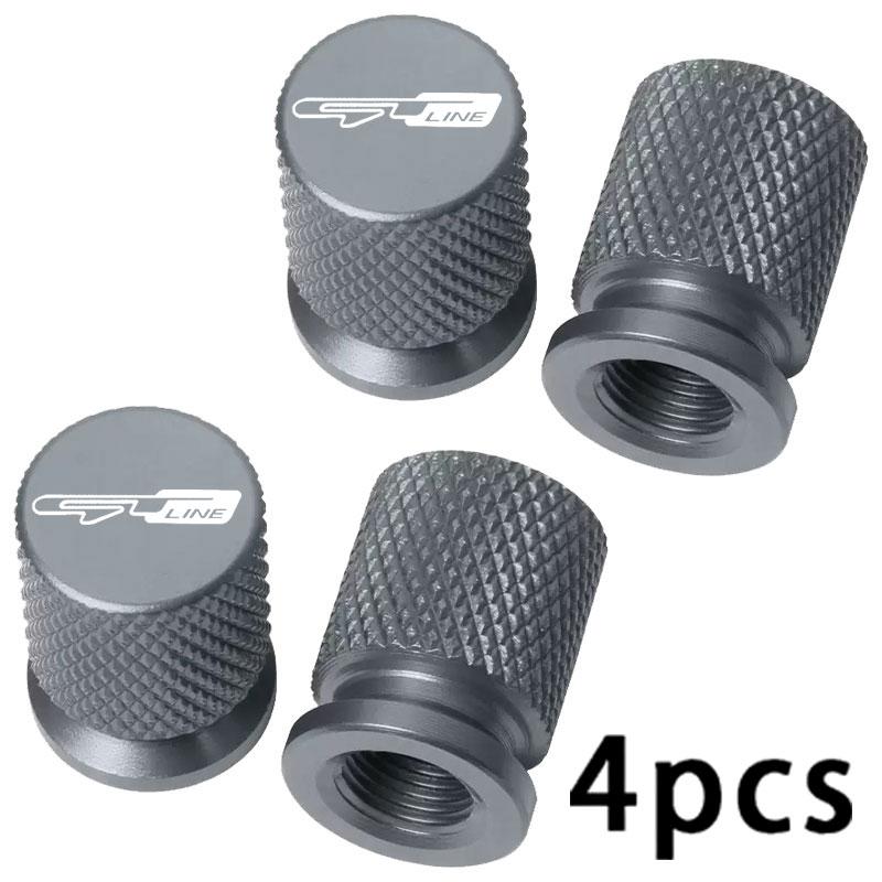 4PCS Colorful Car Accessories Car Tire Valve Cap For KIA Sportage Rio Ceed Proceed Sorento Picanto Optima Niro GT-LINE kcwx20