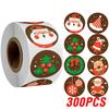 100-500 Pcs Golden Font Merry Christmas Sticker Thank You Sticker Seal Label For Envelope Gift Wrapping Scrapbook 1 Inch