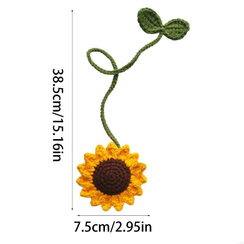 62KD Unique Handmade Hangings Decor Soft Woolen Pendant Perfect for Rearview Mirror