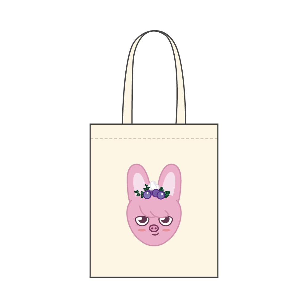 

STRAY KIDS Canvas ECOBAG Canvas Eco Bag_ebl_skz_01 (WHITE_CHANGBIN)