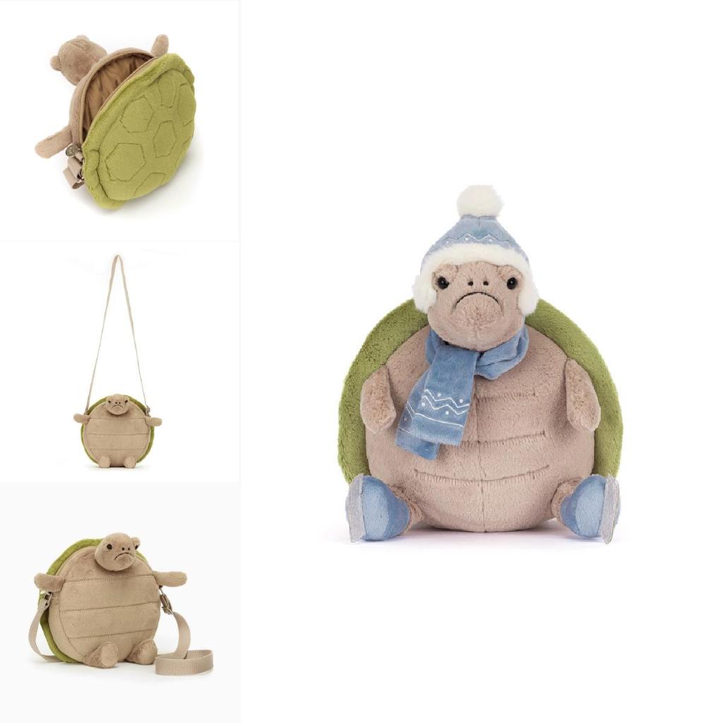 Timi Turtle Plush Bag With Soft Filling For Girls Gift And Comfort