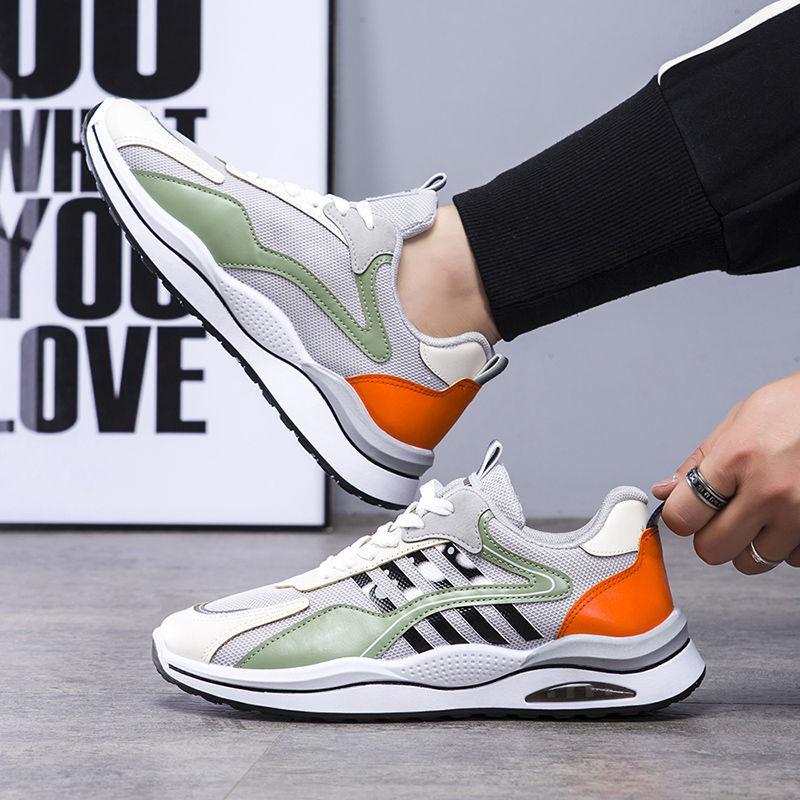 

New men s shoes summer breathable mesh trendy versatile casual sports shoes running student dad Forrest Gump shoes 44