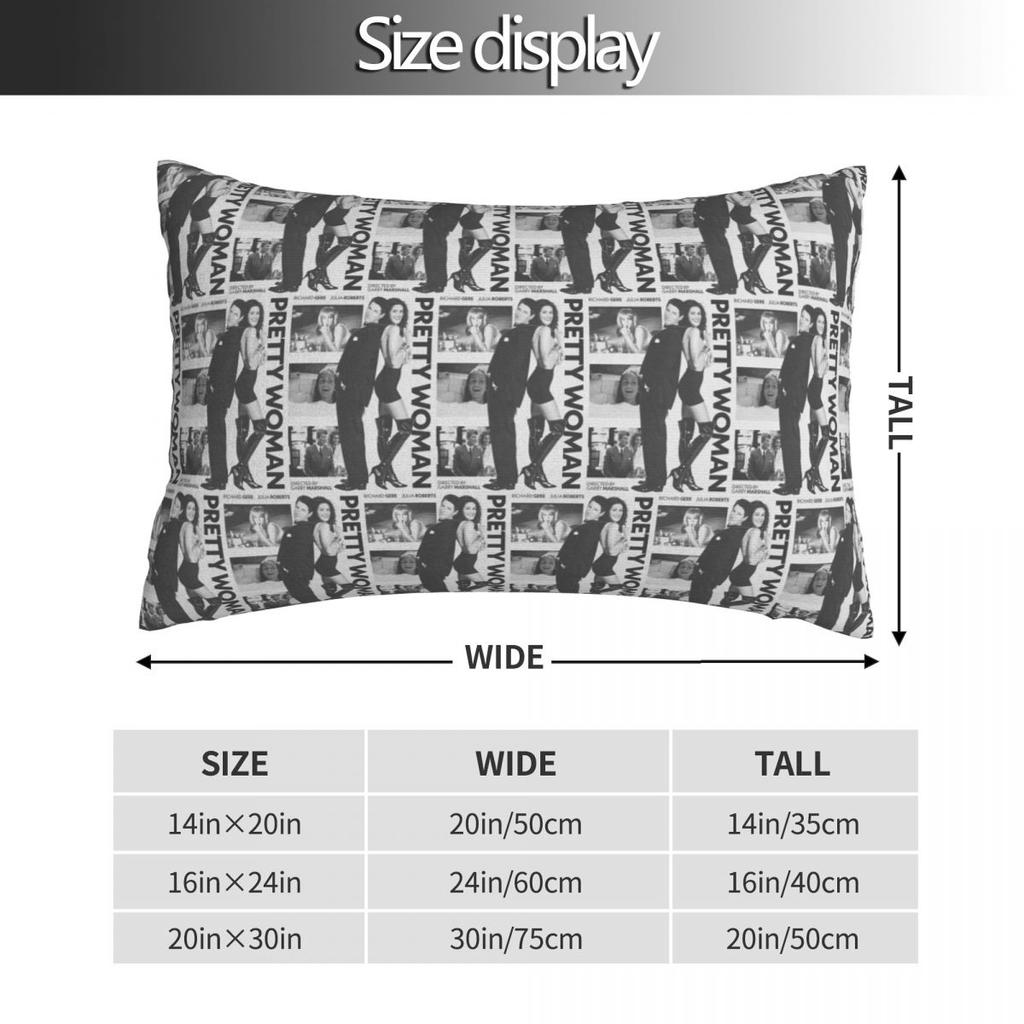 Pretty Woman 1990 Rectangle Pillowcase Cushion Cover Decorative Bedroom Bed Home Comfort Throw Pillow
