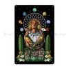 Aztekischer Gott Xochipilli Metallschilder Lustig Zuhause Club Bar Wohnzimmer Blechschild Poster