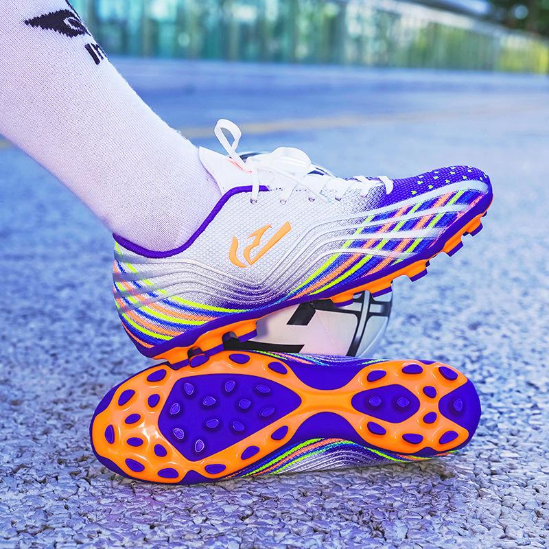 

Футбольные бутсы с низким верхом для студентов, AG длинные шипы, Кубок Европы, TF шипы, обувь для тренировок на траве 34