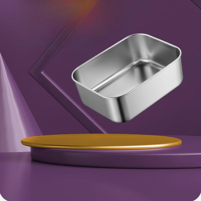 Ruhan Korean Stainless Steel Rectangular Food Prep & Storage Container