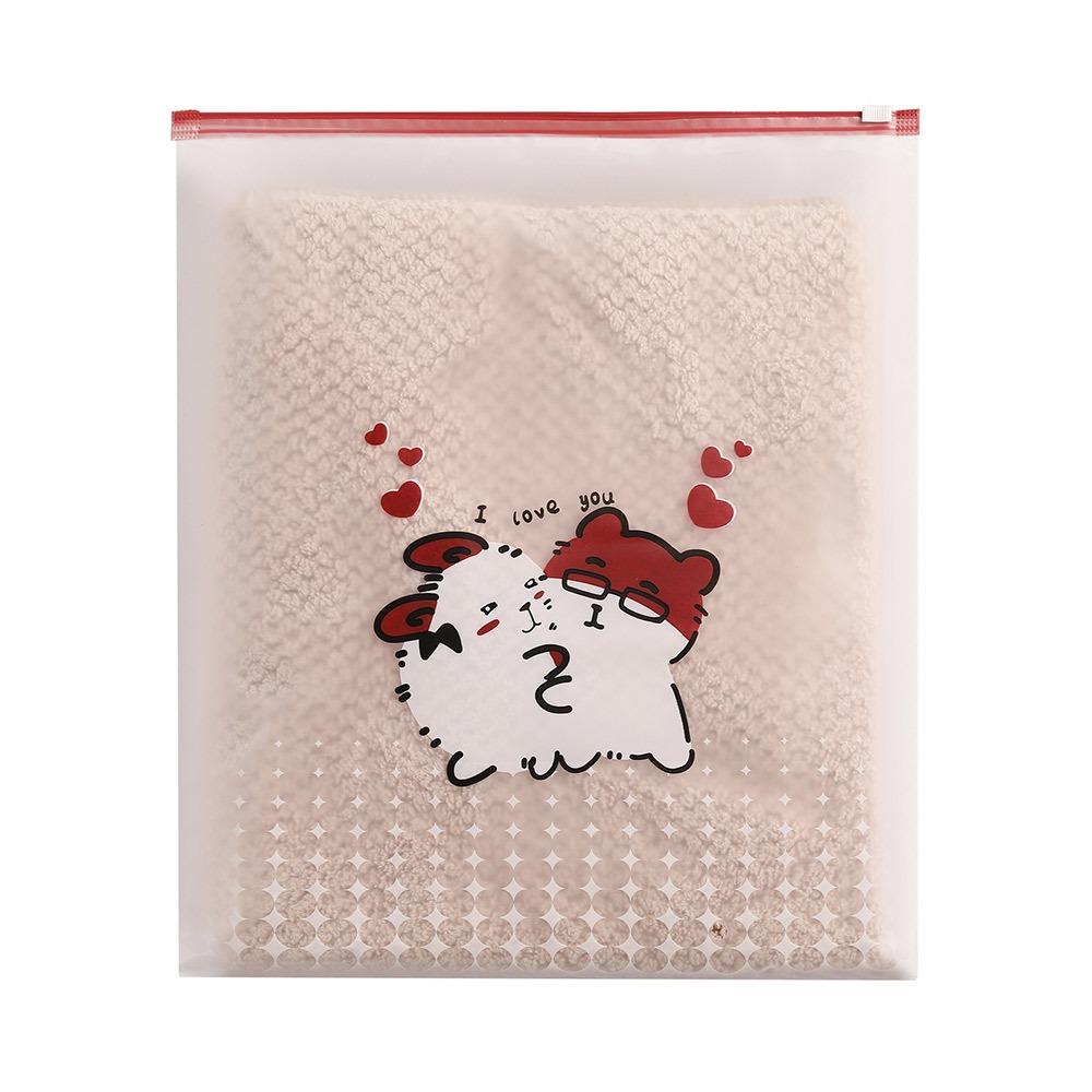 10 Stück Faltbare Aufbewahrungstasche mit Reißverschluss Cartoon Unterwäsche Schuhe Organizer für Zuhause & Reise