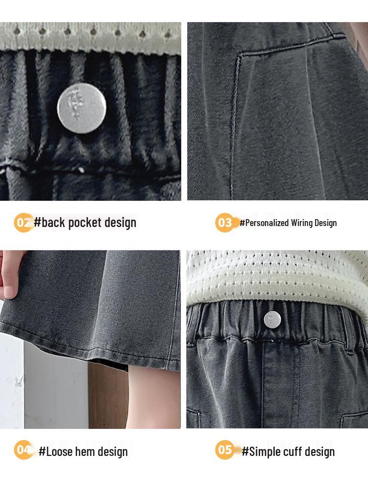 Girls' Summer 2026 Denim Skort for Kids