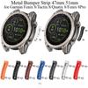 Kovový ochranný rám bočního rámečku hodinek Bumper pro Garmin Fenix 8 47MM/51mm /Tactix 8/ Quatix 8 Ochranný rám ze slitiny proti pádu