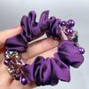 Hair Scrunchie Super Soft Non-Slip Fabric Ultra-light Luxurious Elastic Hair Ties Scrunchies for Female