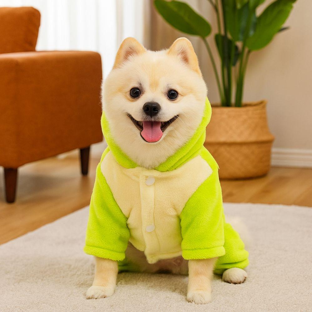 Dinosaur Shape Puppy Pajamas Soft Pet Dog Hoodie Pet Clothing Dog Four Legs Clothes  Pet Show