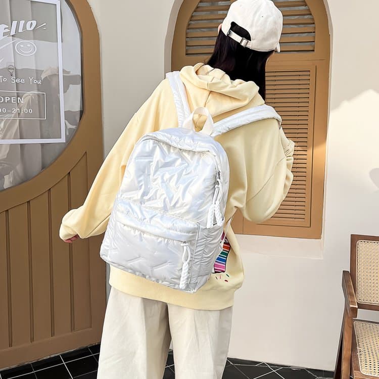 Nuovo zaino da viaggio alla moda borsa in cotone di grande capacità