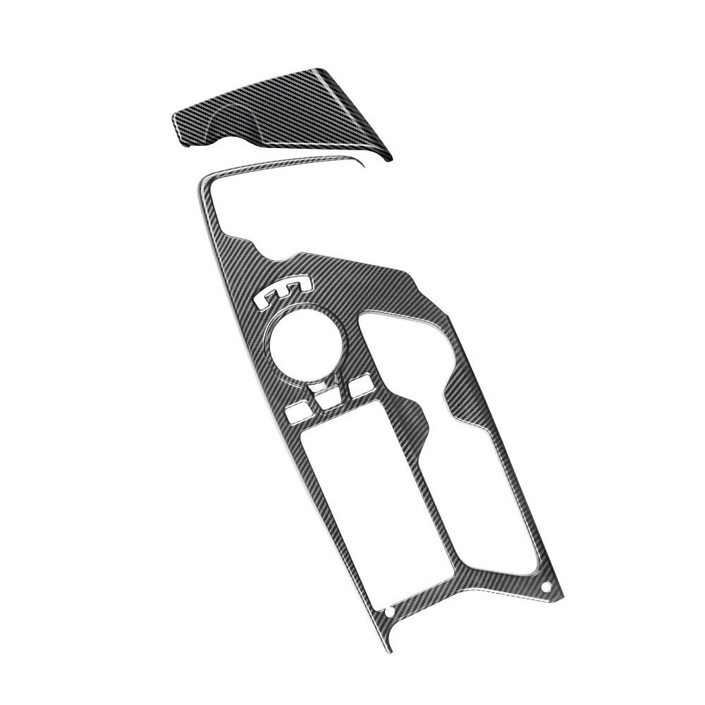 Applicable22Kiaev6Gear Box Carbon Fiber Pattern Panel Stickers Water Cup Holder Cover Change Interior Design