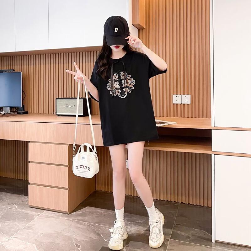 La Chapelle New Chinese Style Embroidered Frog Button Short Sleeve T-Shirt