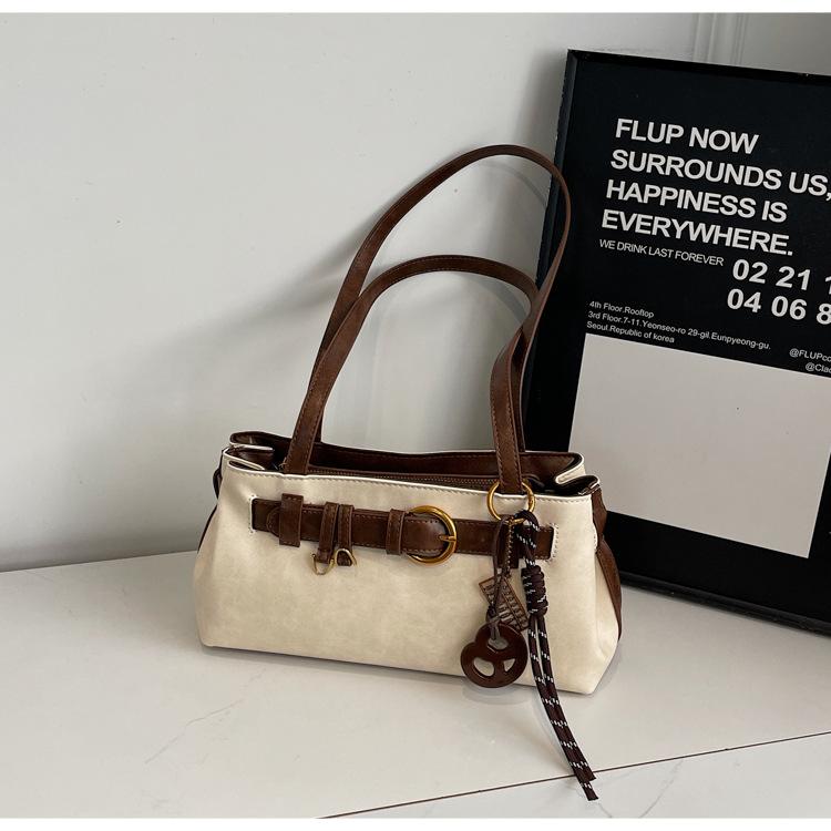 Koreanisches Nischen-Design 2025 neue Mode einfache lässige Umhängetasche große Kapazität hochwertige Handtasche für Pendler