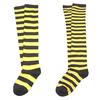 Girl's Sexy Striped Thigh High Long Socks Over The Knee Elastic Stockings