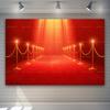 Sfondo Rosso di Lusso per Eventi, Ballo, Laurea, Cerimonia, Decorazione Sfondo per Fotografia a Casa e in Studio