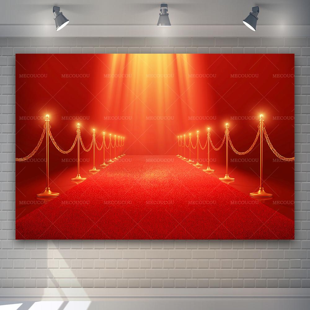 Sfondo Rosso di Lusso per Eventi, Ballo, Laurea, Cerimonia, Decorazione Sfondo per Fotografia a Casa e in Studio