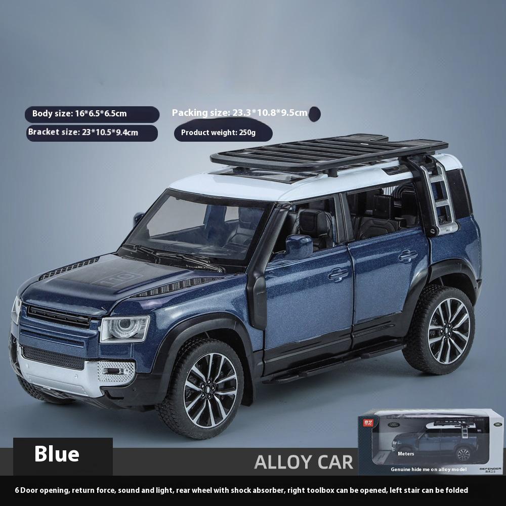 1/32 Scale Cool Land Rover The Defender Off-Road Vehicle Model Toys, Simulated Alloy Toys Cars, Cool Desktop Ornaments, Adult Christmas/Birthday Gifts