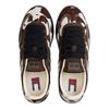 Tommy Jeans Womens/Ladies Greenwich Cow Print Leather Trainers