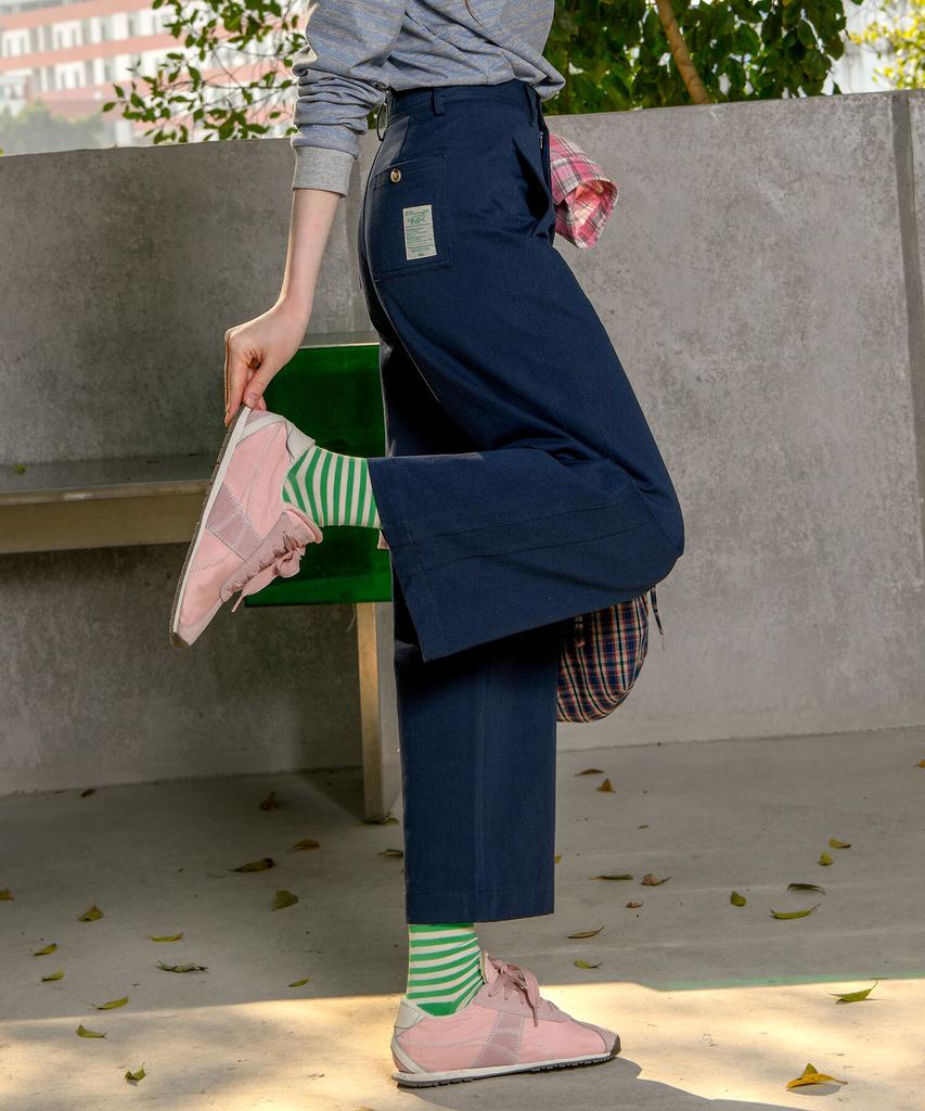 PIGMENT [Cut-Out Fit] Cotton Pants (Kypt2512047)