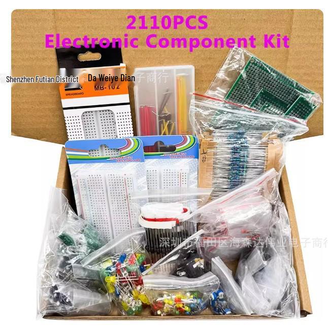 

2026 Ultimate Electronic Components Kit: 2110PCS Capacitors & Resistors Collection