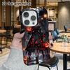 Phone Case: 2D flat design suitable for iPhone 18 17 16 15 14 13 Pro film protective case, couple style, pumpkin girl, Christmas and Halloween gifts