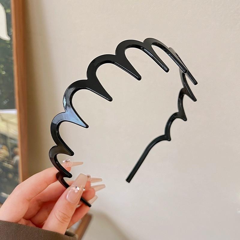 Sommer Damen Stirnband Weibliches Modell mit gezahntem gebrochenem Haar Artefakt Mädchen Gesicht waschen Haarnadel Drückender Haarclip Zubehör