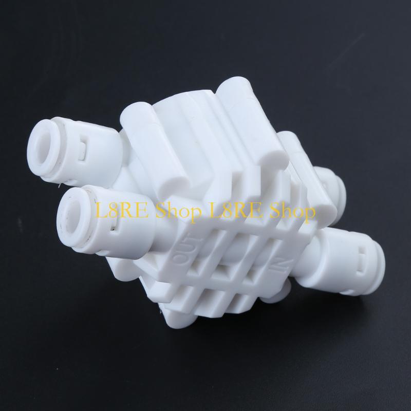 L8RE 4 Way 1/4 Port Auto Shut Off with Quick-Connect Fittings Durable