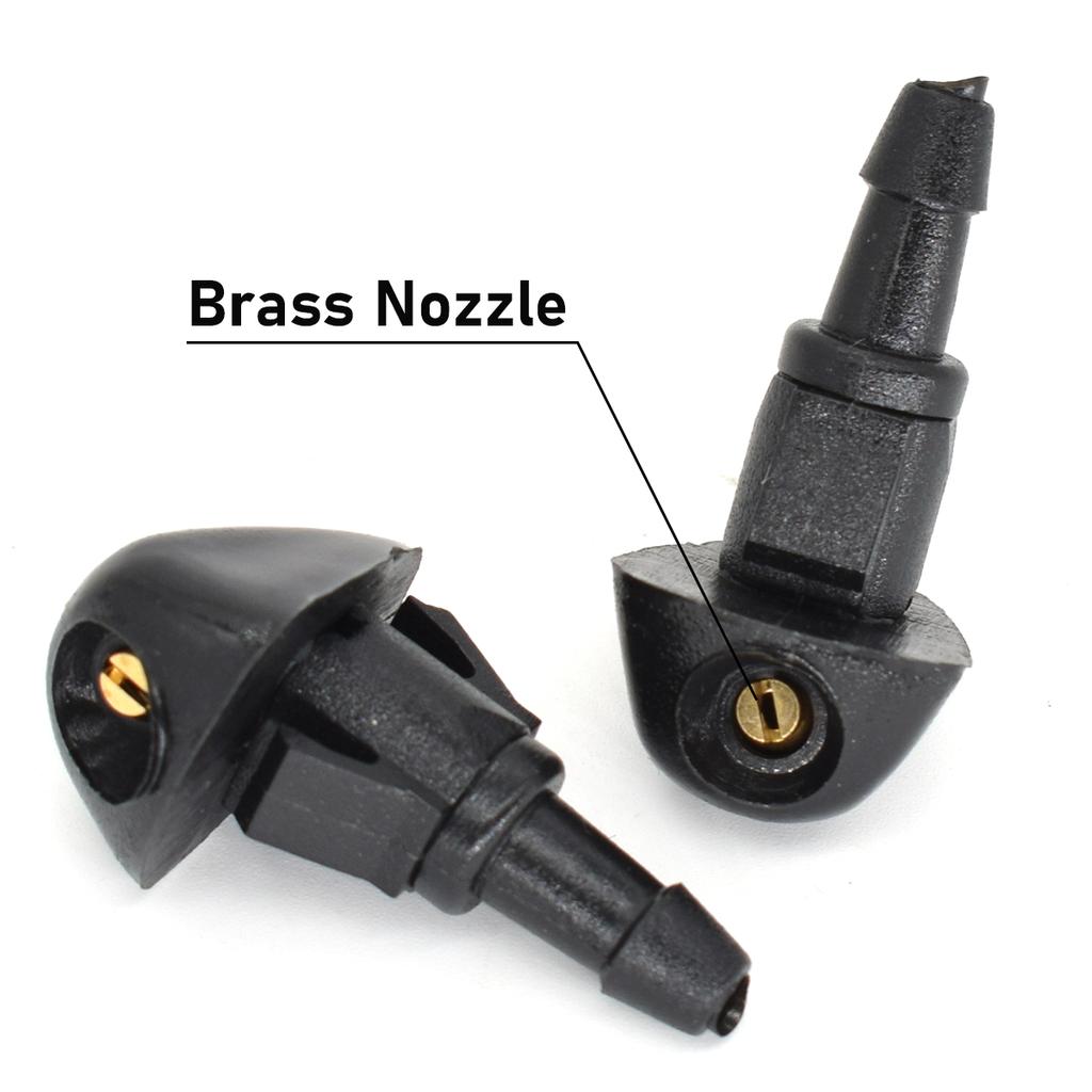 Front Washer Nozzle Jet Spray Hose Pipe For Honda Accord Civic 6 7 Fit Jazz CR-V Prelude Shuttle Water Car Windshield Nozzles