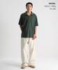 MUSINSA STANDARD Terry Cloth Slit Neck Polo Shirt [Deep Green]