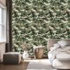 Military Camouflage Wallpaper Brown and Olive for Living Room and Bedroom 50x1000