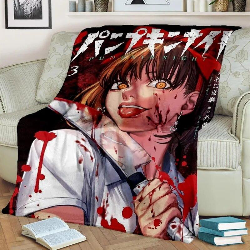 3D Horror Ghost Junji Ito Tomie Kawakami Blanket,Soft Throw Blanket for Home Bedroom Bed Sofa Picnic Travel Office Cover Blanket