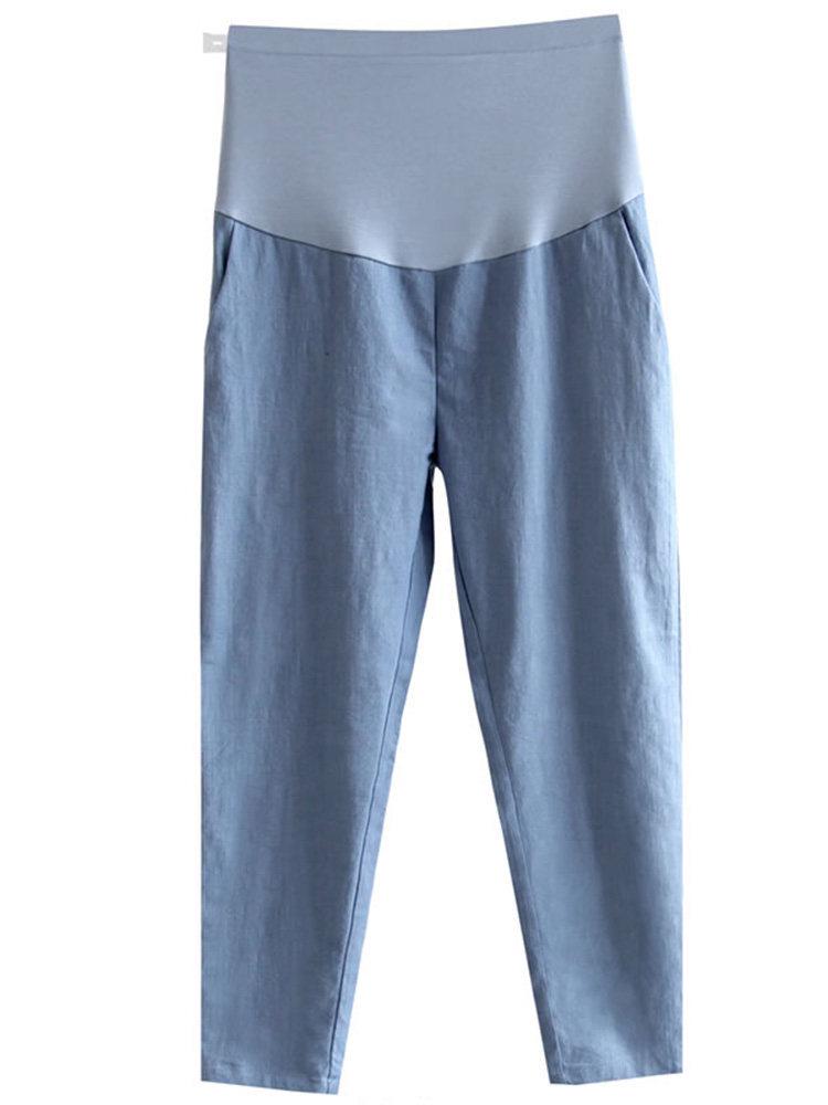 2026 New Spring-Autumn Maternity Base Layer Pants: Lightweight, Casual Wear for Pregnancy