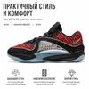 Nike KD 16 EP Slim Reaper Herren-Sneakers Schwarz Metallic-Silber Leuchtendes Karmesinrot DV2916-004