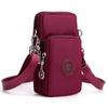 Neue Damen-Handytasche aus Nylon, Handytasche, Münzgeldbörse, Riemen, Umhängetasche, kleine Umhängetaschen für Damen, Geldbörse, Reisegeldbörse