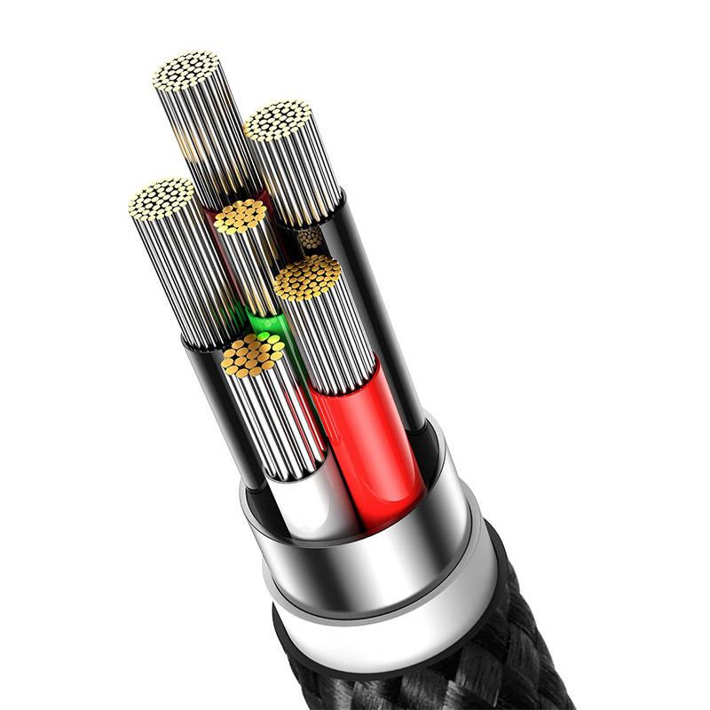 Kabel Usb Do Usb-C Baseus Glimmer, 100W, 2M (Czarny)