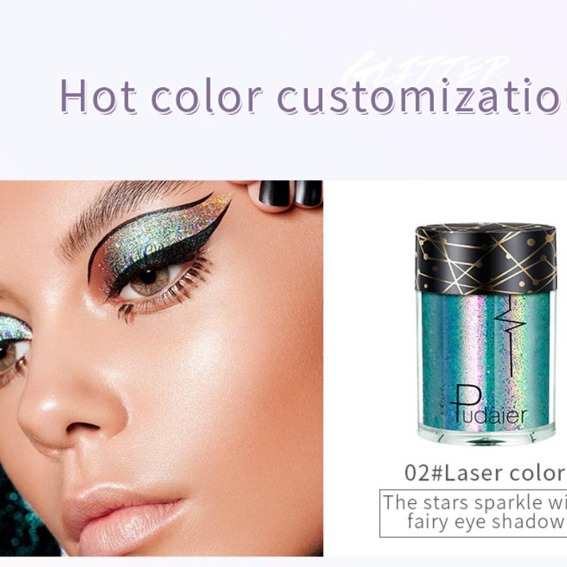 36-color Glitter Eyeshadow for Women Wholesale Brightening Single-color High-gloss Starry Sky Eyeshadow
