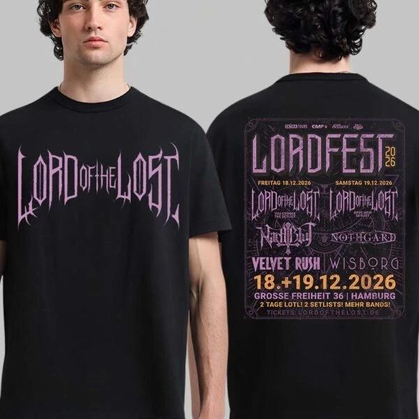 

Lord Of The Lost Lordfest 2026 Hamburg Full Lineup TShirt Unisex T-Shirt XXXL