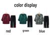 Grandma's Plus Size Summer Outfit: Loose Seven-Sleeve Pullover & Nine-Point Pants Set