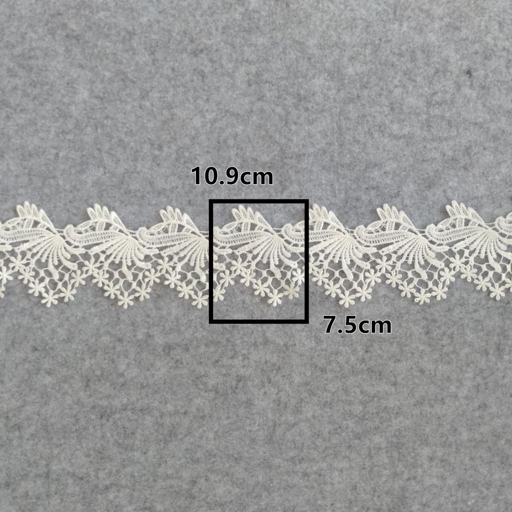 Diy Small Flower Lace Barcode Accessories Hollow Lace Clothes Decoration Fabric Water-Soluble Fringe Embroidery Accessories