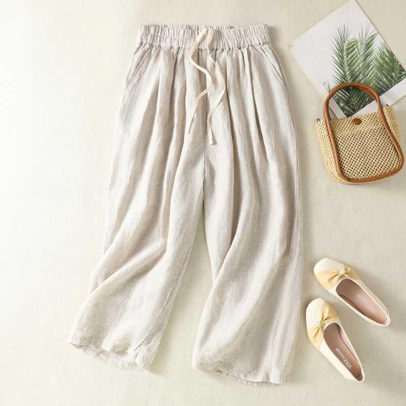 Women's Versatile Cotton Trousers