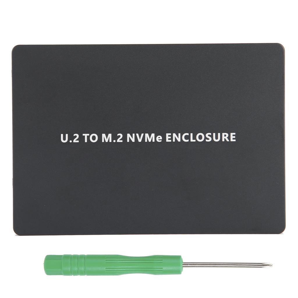 Hard Disk Box U2BOX PCIE3.0 NVME To U.2 Adapter Card SFF8639 Aluminum U2 SSD EnclosureBlack  (Not