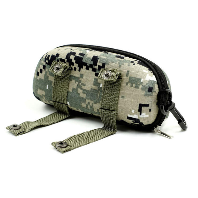 Étui à Lunettes Tactique Étuis Portables pour Lunettes de Vue Boîte à Lunettes Camouflage Support de Lunettes Mode Accessoire pour Lunettes Avec Fermeture Éclair