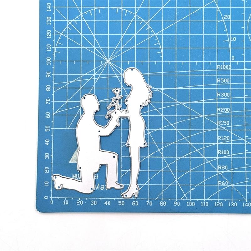 Heart Metal Die Cuts Wedding Cutting Dies Cut Stencils for DIY Embossing Paper Valentines Day Scrapbooking Decorations