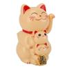 4,5 Zoll Solarbetriebene Lächelnde Katze Ornament Automatisch Winkende Hand Glückskatze Ornament für Auto Schreibtisch