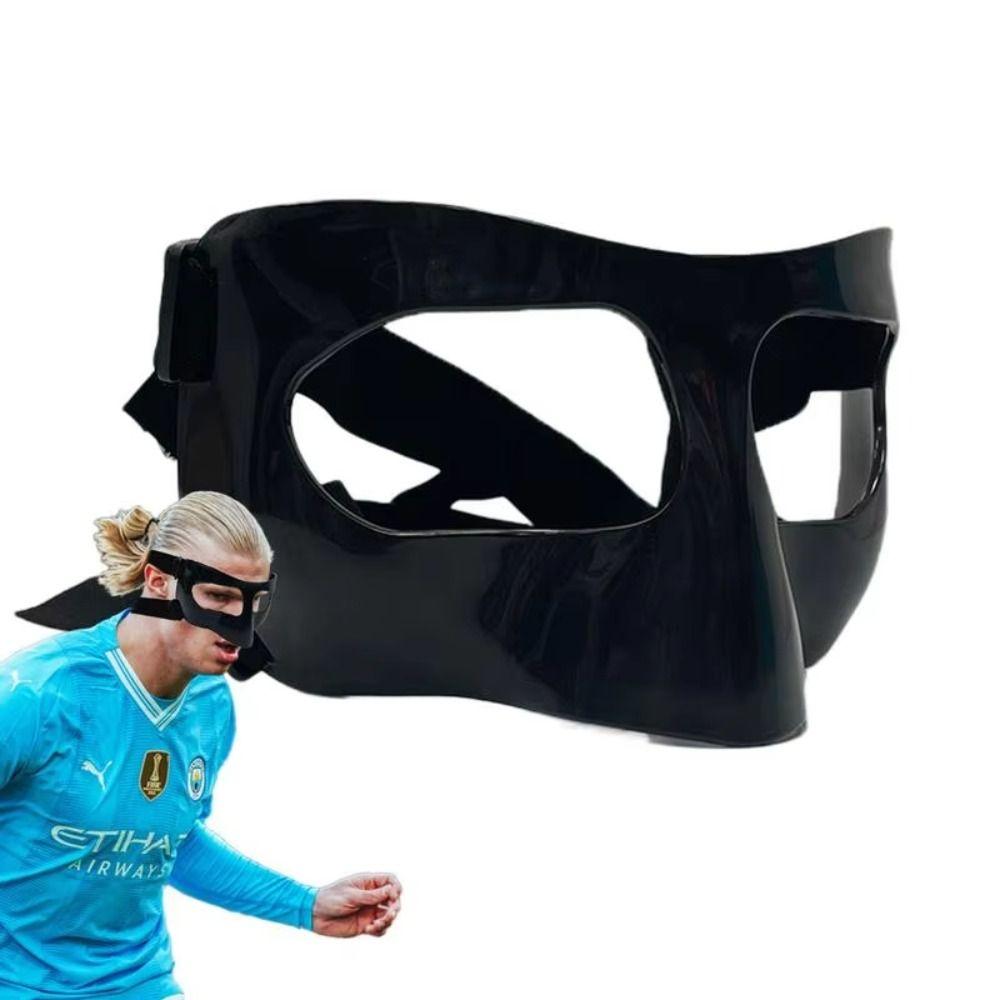 Black Basketball Adults Mask Elastic Strap Face Nose Protector Basketball Nose Guard  Basketball
