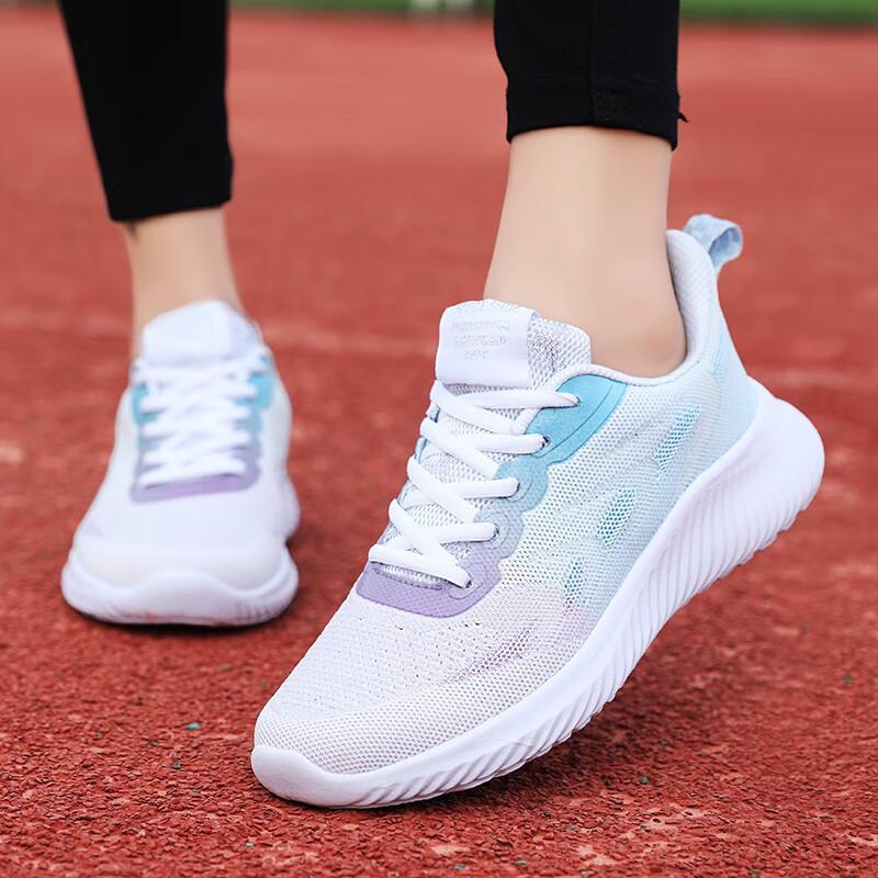 2025 summer women's shoes shoes breathable mesh casual running shoes lightweight travel shoes women's shoes