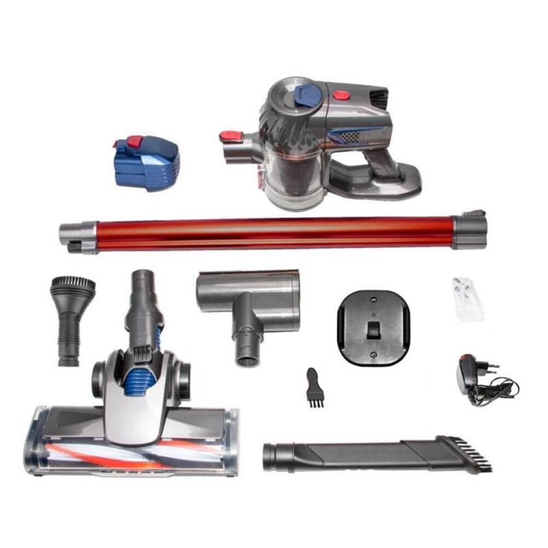 

Беспроводной ручной пылесос 10 кПа 150 Вт мощный электрический пылесос для подметания и уборки пыли беспроводной домашний автомобильный пылесос для удаления клещей красный